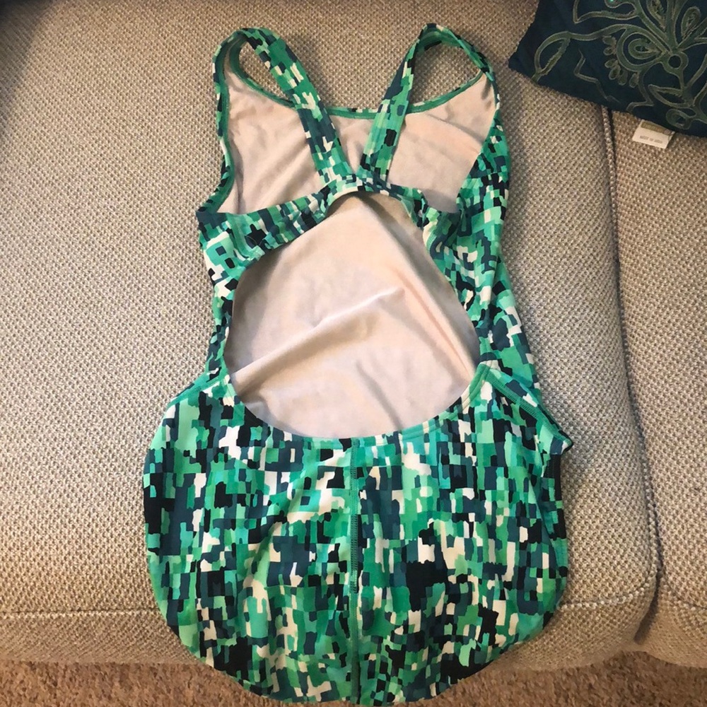Swimsuit and shorts